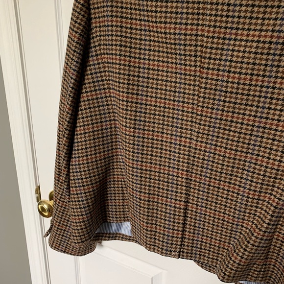 Brand New Houndstooth Wool JCrew Blazer Size 18 - Picture 5 of 7
